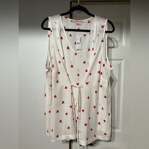 Blouse with hearts (BNWT)